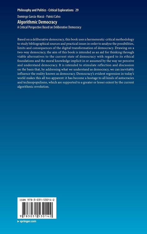 Produktbild: Algorithmic Democracy