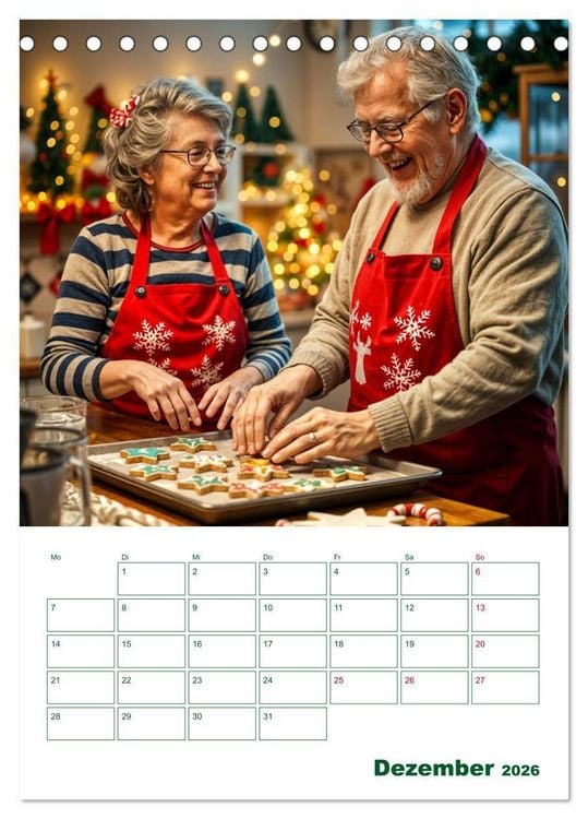 Produktbild: Alt, aber oho - Graue Haare, bunte Abenteuer (Tischkalender 2026 DIN A5 hoch), CALVENDO Monatskalender