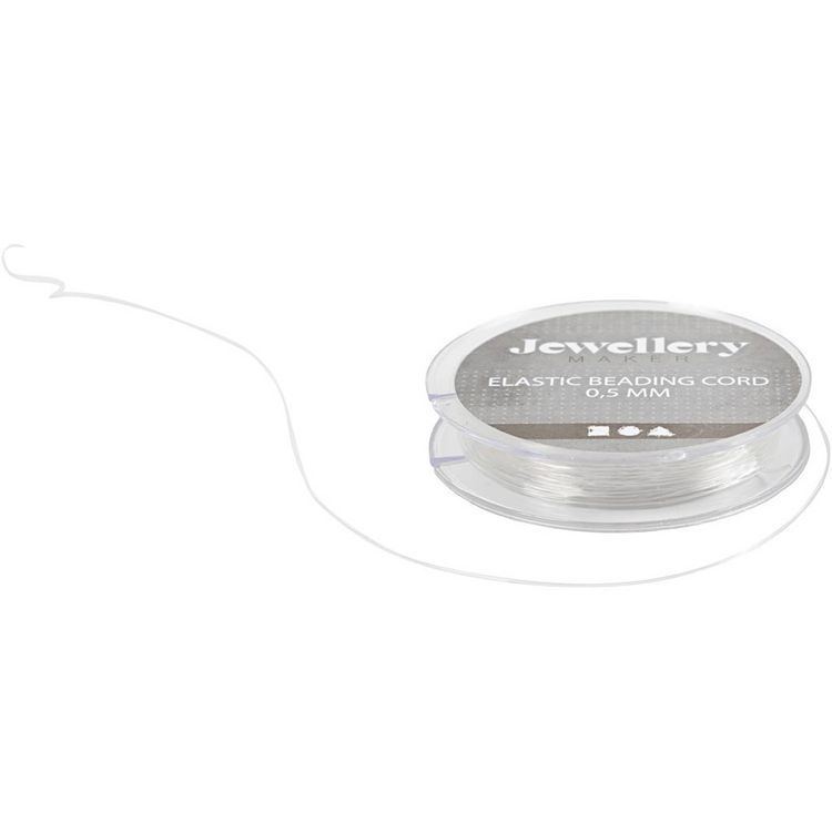 Produktbild: Creativ Company Elastische Schnur, Dicke 0,5 mm, 10 m, 1 Rolle