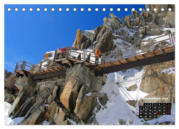 Produktbild: Les paysages de montagne Haute-Savoie (Calendrier de bureau 2026 DIN A5 vertical), CALVENDO calendrier mensuel