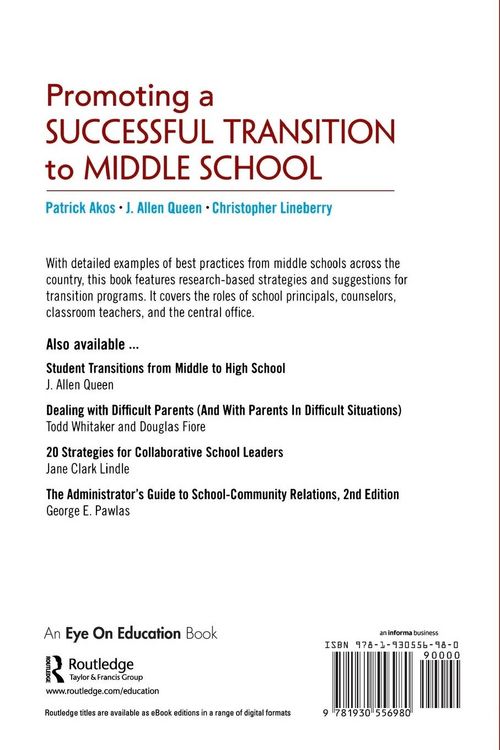 Produktbild: Promoting a Successful Transition to Middle School