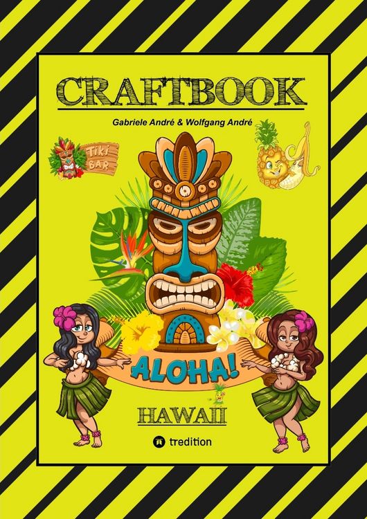 Produktbild: Craftbook - 100 Tolle Hawaii Motive - Inseln - Strand - Meeresbewohner - Witzige Urlauber - Knifflige R&auml;tsel und Aufgaben - Schiffe - Taucher