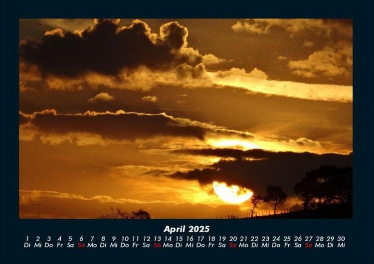 Produktbild: Naturlandschaften 2025 Fotokalender DIN A4