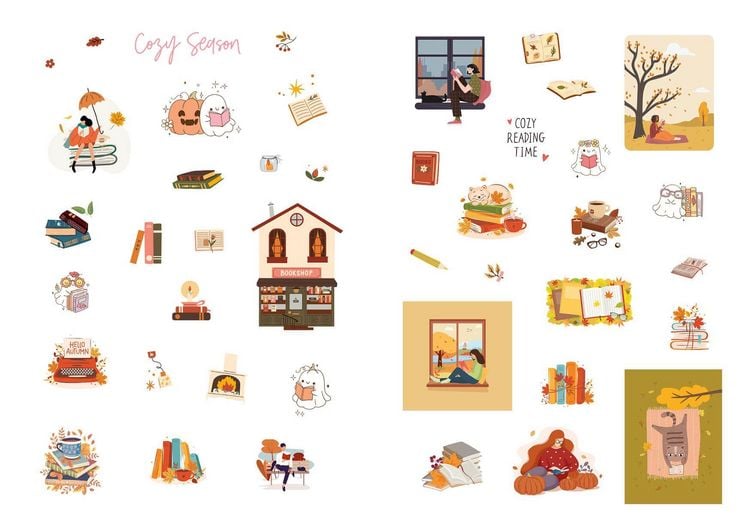 Produktbild: I love books &ndash; Mein Stickerbuch: F&uuml;r alle #booklover