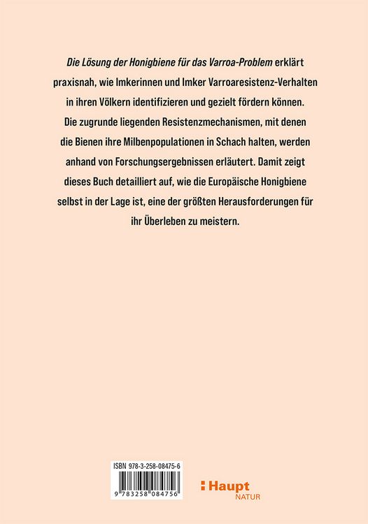 Produktbild: Die L&ouml;sung der Honigbiene f&uuml;r das Varroa-Problem