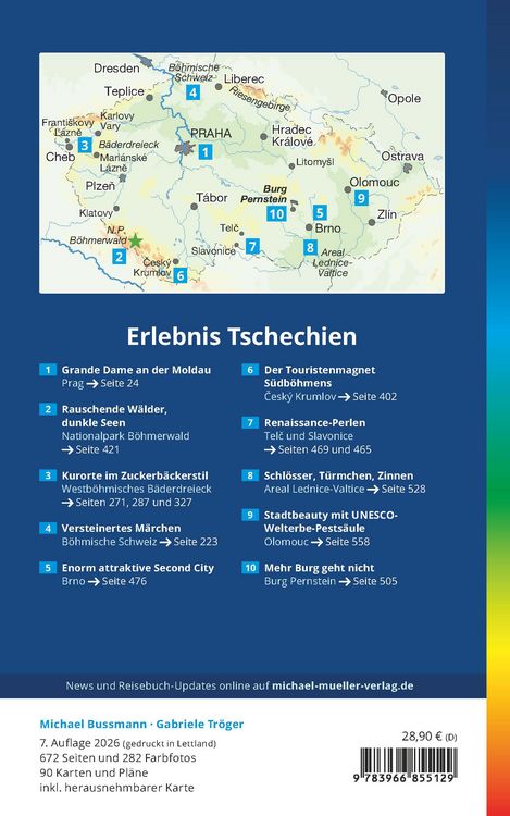Produktbild: MICHAEL M&Uuml;LLER Reisef&uuml;hrer Tschechien