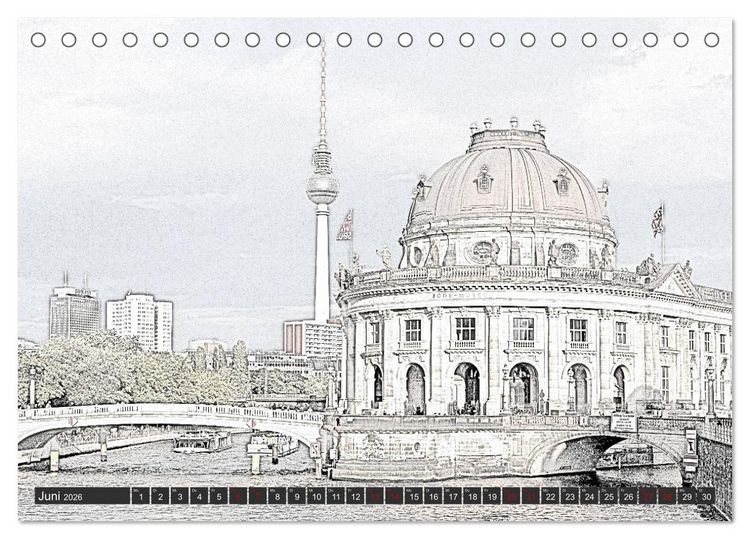 Produktbild: MAL-TOUR Deutschland (Tischkalender 2026 DIN A5 quer), CALVENDO Monatskalender