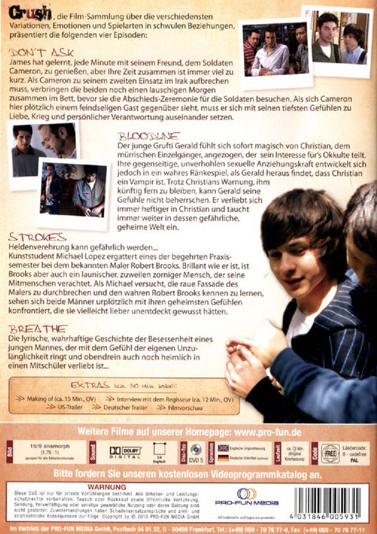 Produktbild: Crush - Vier Geschichten &uuml;ber Liebe & Verlangen (OmU)