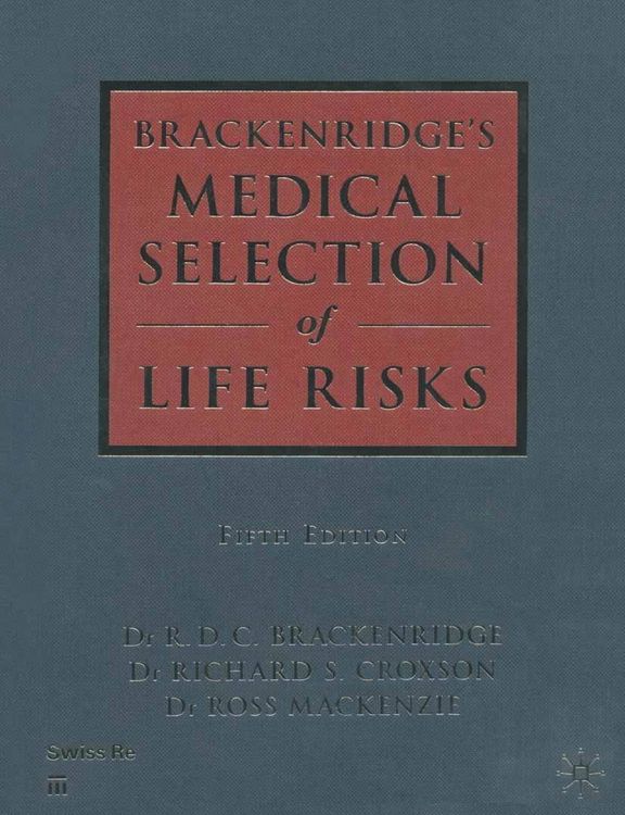 Produktbild: Medical Selection of Life Risks 5th Edition Swiss Re branded