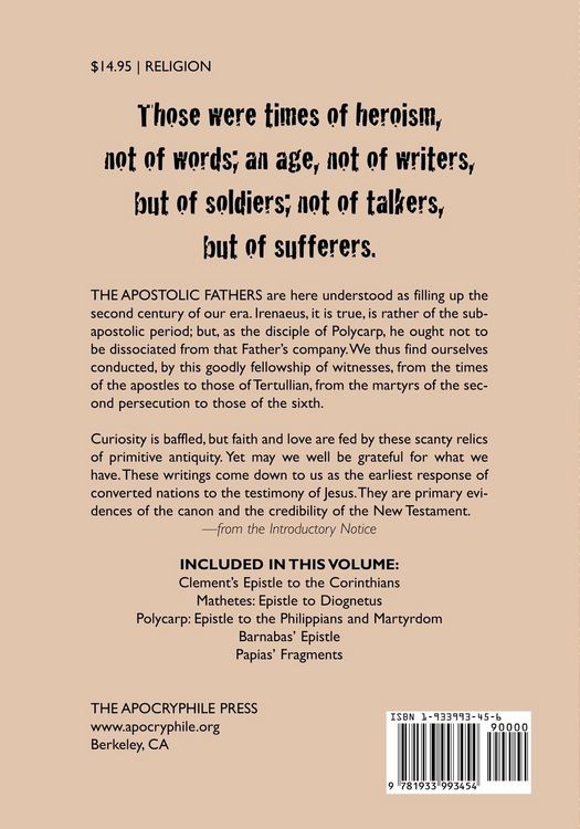 Produktbild: The Writings of the Apostolic Fathers
