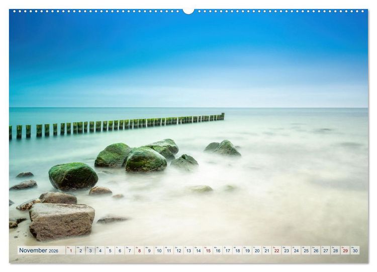 Produktbild: Farben der Ostsee (Wandkalender 2026 DIN A2 quer), CALVENDO Monatskalender