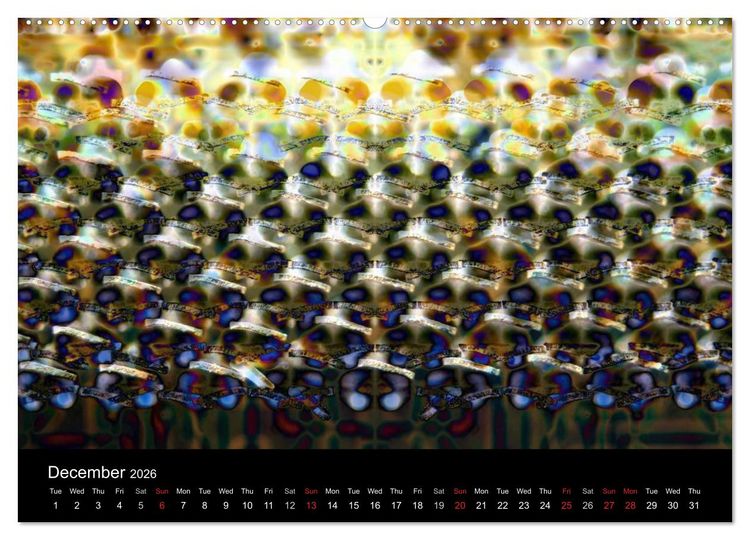 Produktbild: Computer Close Up (High Quality Premium Wall Calendar 2026 DIN A2 landscape),CALVENDO 12 Month Wall Calendar