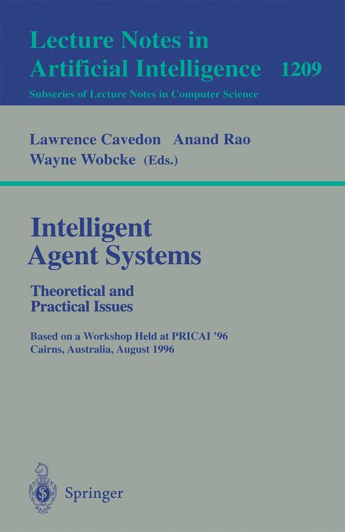 Produktbild: Intelligent Agent Systems: Theoretical and Practical Issues