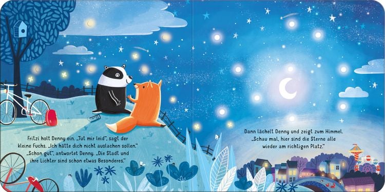 Produktbild: Mein leuchtendes Bilderbuch: Der Dachs entdeckt die Lichter der Stadt