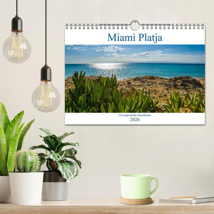 Produktbild: Miami Platja - Unvergessliche Meerblicke (Wandkalender 2026 DIN A4 quer), CALVENDO Monatskalender