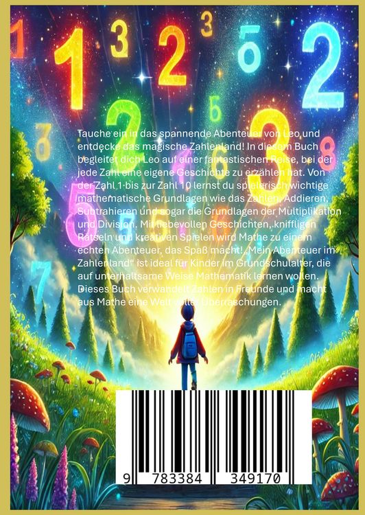 Produktbild: Mein Abenteuer im Zahlenland: R&auml;tsel und Spiele zum Zahlen lernen von 1 bis 10