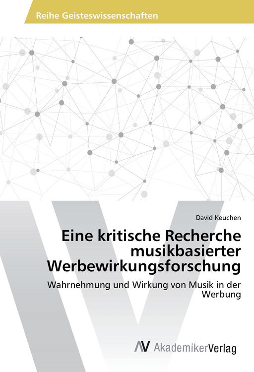 Produktbild: Eine kritische Recherche musikbasierter Werbewirkungsforschung