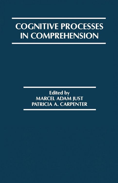 Produktbild: Cognitive Processes in Comprehension