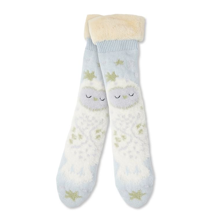 Produktbild: Lesesocken Eule Eisblau, Gr. 36-41