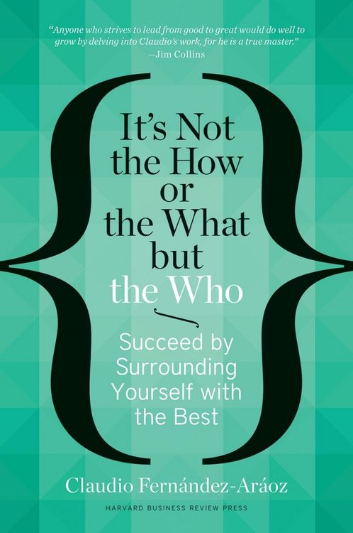 Produktbild: It's Not the How or the What but the Who
