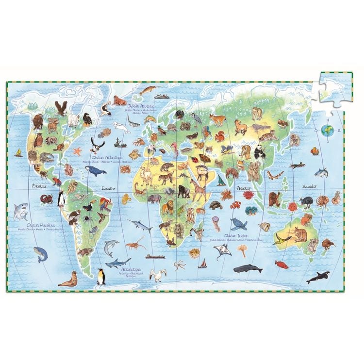Produktbild: Wimmelpuzzle: Tiere der Erde - 100 Teile