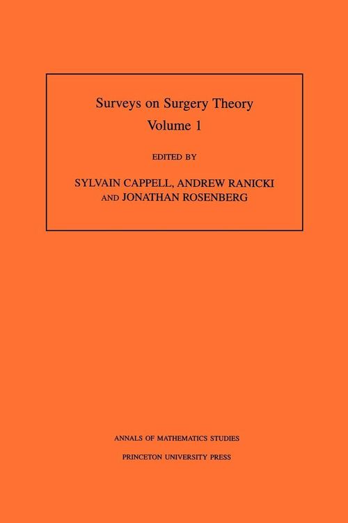 Produktbild: Surveys on Surgery Theory, Volume 1