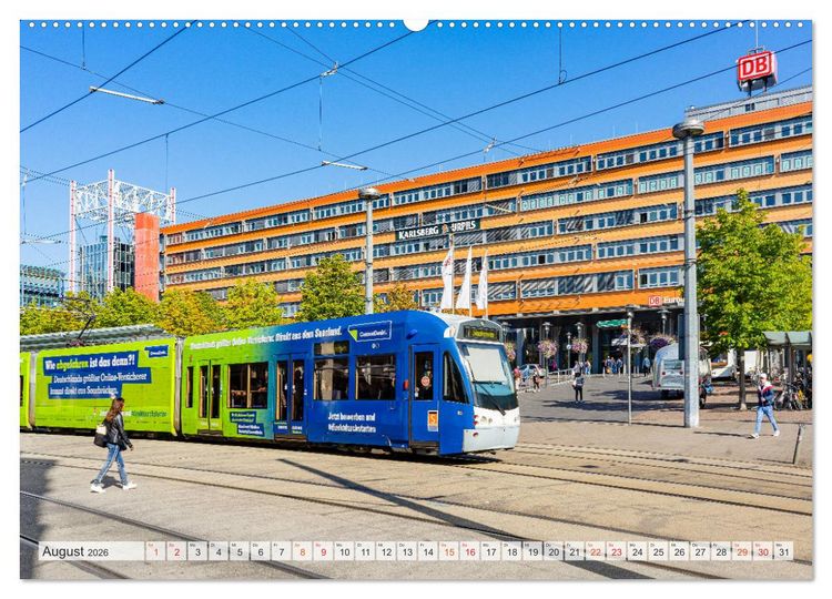 Produktbild: Saarbr&uuml;cken Impressionen (Wandkalender 2026 DIN A2 quer), CALVENDO Monatskalender