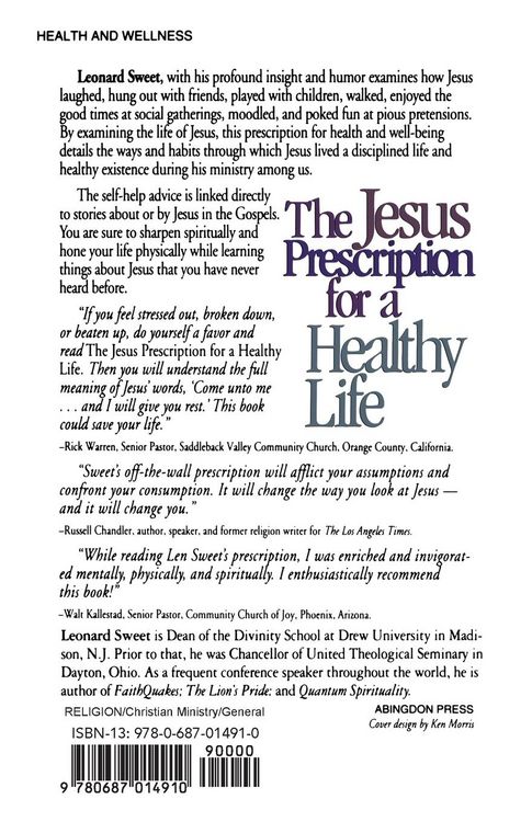 Produktbild: The Jesus Prescription for a Healthy Life