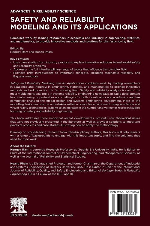 Produktbild: Safety and Reliability Modeling and Its Applications