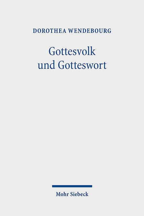 Produktbild: Gottesvolk und Gotteswort