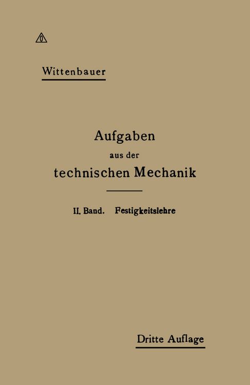 Produktbild: Aufgaben aus der Technischen Mechanik