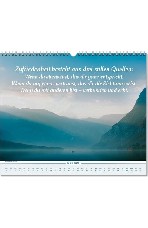 Produktbild: Der Lebensfreude-Inspirationen-Kalender 2027
