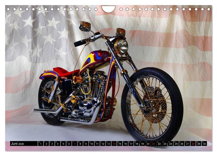 Produktbild: Harley Classic Chopper (Wandkalender 2026 DIN A4 quer), CALVENDO Monatskalender