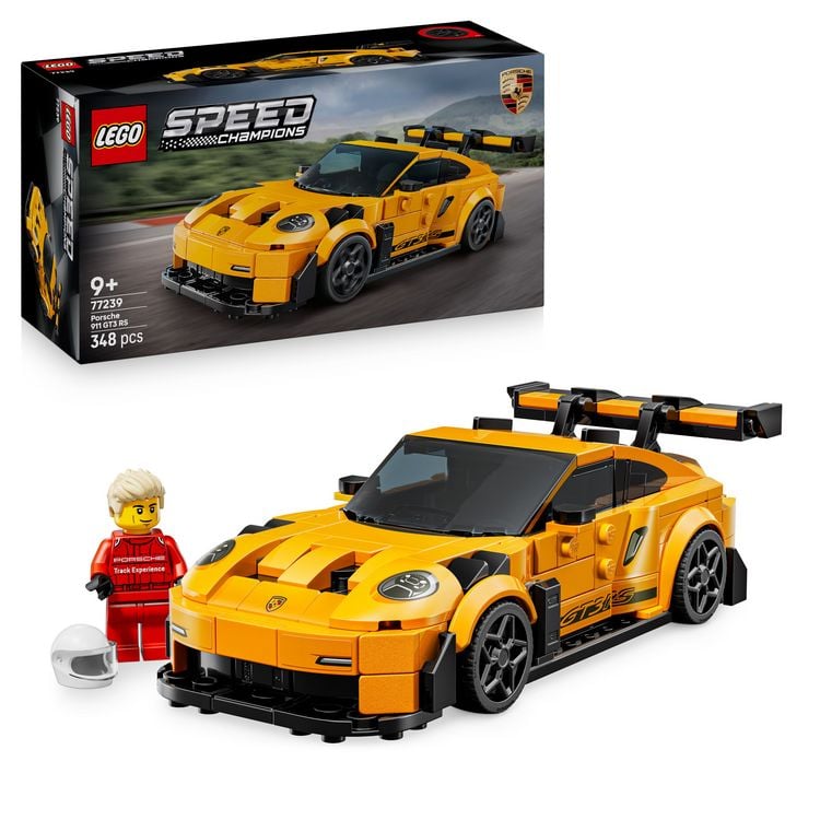 Produktbild: LEGO Speed Champions Porsche 911 GT3 RS Supersportwagen 77239, Spielzeug