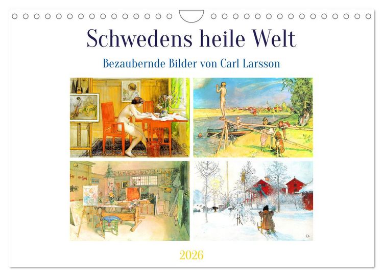 Produktbild: Schwedens heile Welt (Wandkalender 2026 DIN A4 quer), CALVENDO Monatskalender