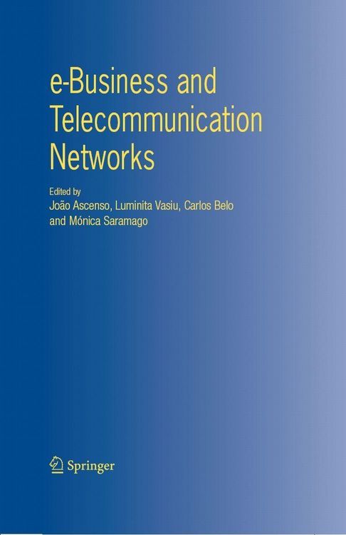 Produktbild: E-Business and Telecommunication Networks