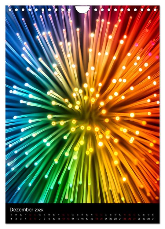 Produktbild: Tanz der Farben - Bunt durch das Jahr (Wandkalender 2026 DIN A4 hoch), CALVENDO Monatskalender