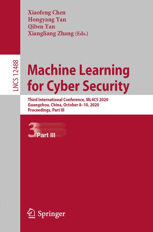 Produktbild: Machine Learning for Cyber Security