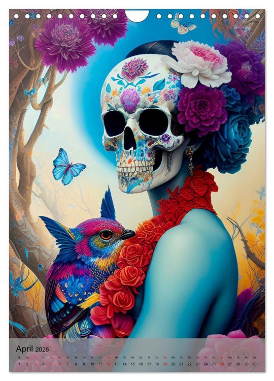 Produktbild: Beautiful Death (Wandkalender 2026 DIN A4 hoch), CALVENDO Monatskalender