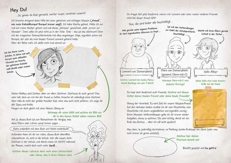 Produktbild: KoboldKroniken. Dein Comic-Zeichenbuch