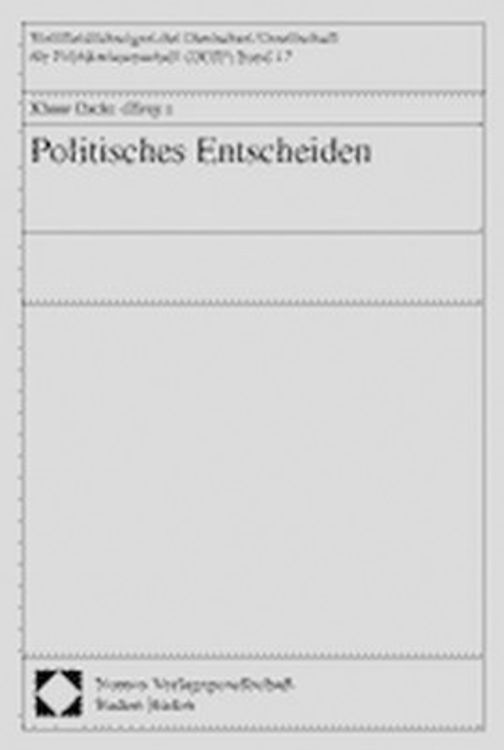 Produktbild: Politisches Entscheiden