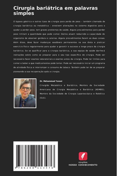 Produktbild: Cirurgia bari&aacute;trica em palavras simples
