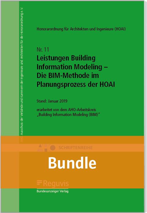 Produktbild: Leistungen Building Information Modeling - Die BIM-Methode im Planungsprozess der HOAI (Bundle)