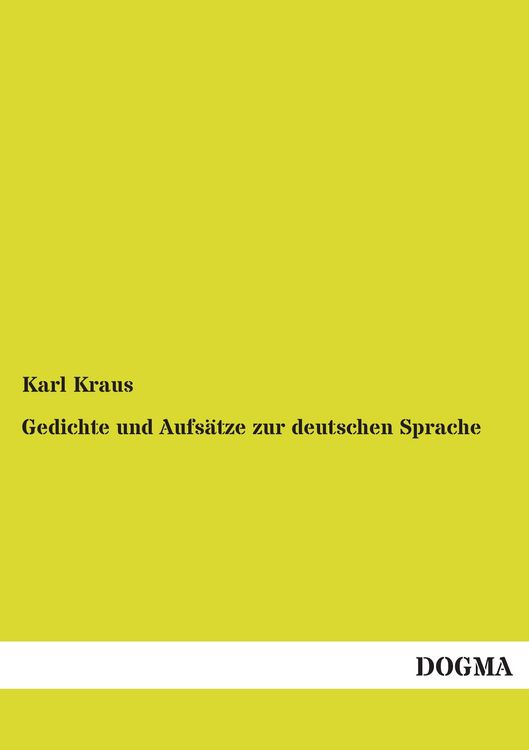 Produktbild: Gedichte und Aufs&auml;tze zur deutschen Sprache
