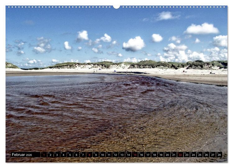 Produktbild: J&uuml;tland in D&auml;nemark - Von Henne Strand bis Blavand (hochwertiger Premium Wandkalender 2026 DIN A2 quer), Kunstdruck in Hochglanz