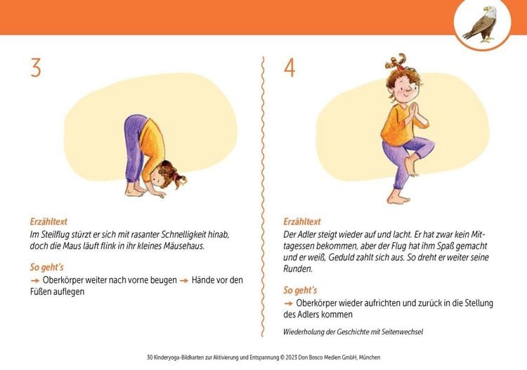 Produktbild: 30 Kinderyoga-Bildkarten zur Aktivierung und Entspannung