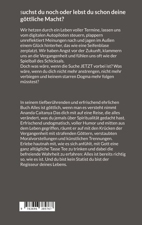 Produktbild: Alles ist g&ouml;ttlich, wenn man es versteht.