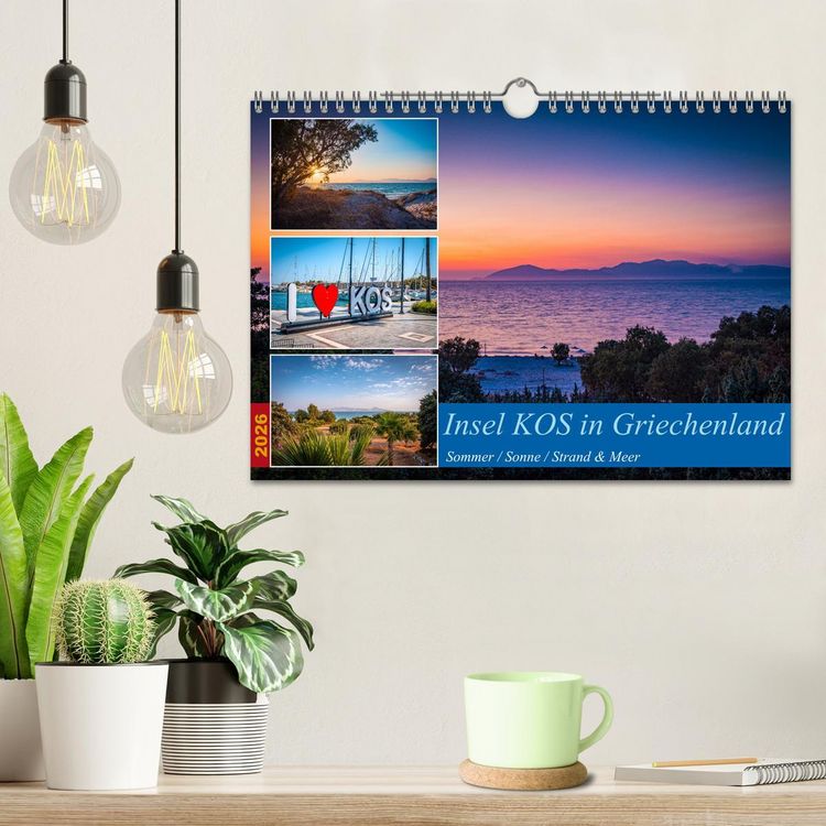 Produktbild: Insel Kos in Griechenland (Wandkalender 2026 DIN A4 quer), CALVENDO Monatskalender