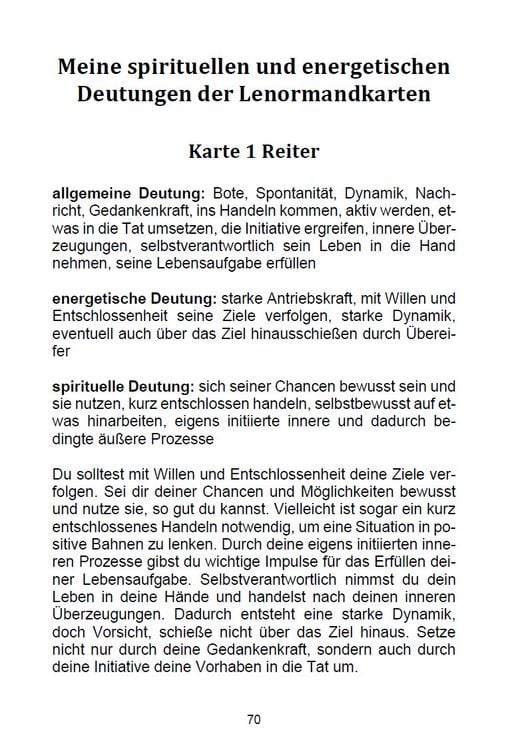 Produktbild: Der magische Seelenblick mit den Lenormandkarten