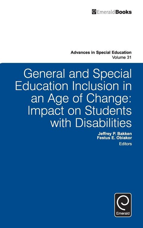 Produktbild: General and Special Education Inclusion in an Age of Change